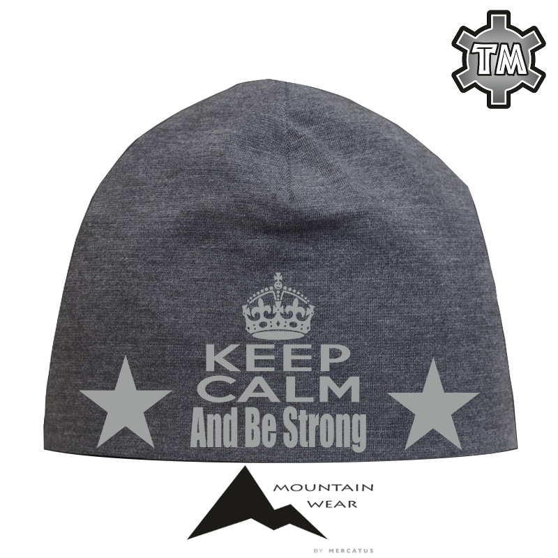 Keep Calm And Be Strong heijastava pipo