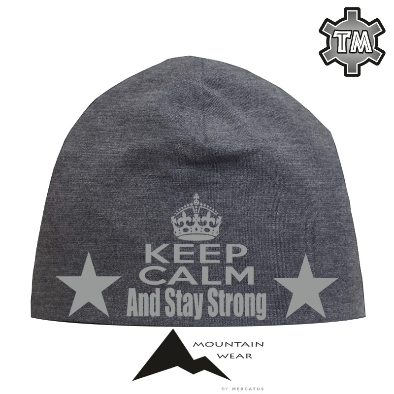 Keep Calm And Stay Strong heijastava pipo