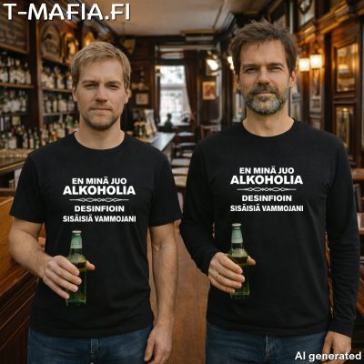 En minä juo alkoholia desinfioin sisäisiä vammojani