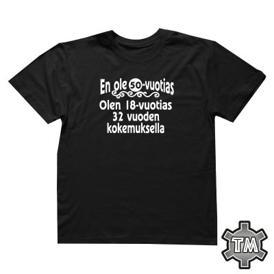 En ole 50-vuotias olen (valitse ikä)