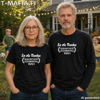 En ole vanha olen erityistä vuosikertaa (valitse vuosiluku)