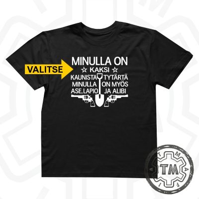 Minulla on (2) kaunista tytärtä (valitse luku)