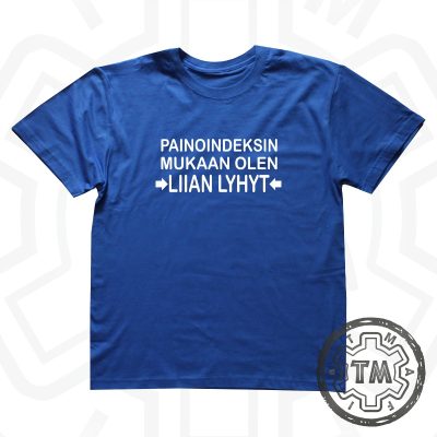Painoindeksin mukaan olen liian lyhyt