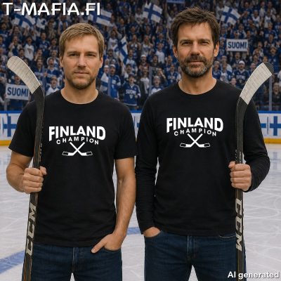 Finland Champion T-paita aikuiselle