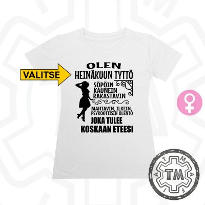 Olen heinäkuun tyttö (valitse kuukausi) (LADY)