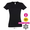 Sol's Imperial Women musta naisten t-paita ilman painatusta