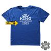 the king has retired sininen t-paita