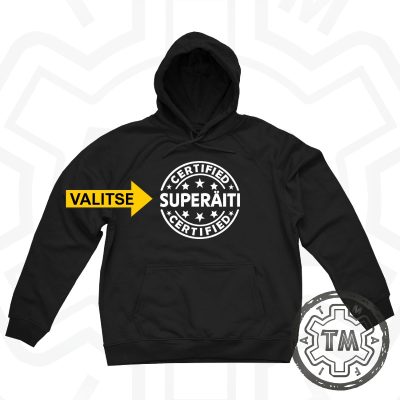 Certified Leima Omalla Tekstillä HUPPARI