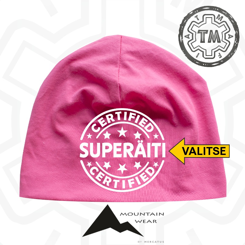 Certified Leima Omalla Tekstillä WHITE Pipo