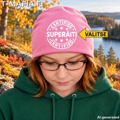 Certified Leima Omalla Tekstillä WHITE Pipo