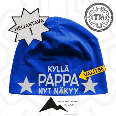 Kyllä (kuka) nyt näkyy heijastava pipo