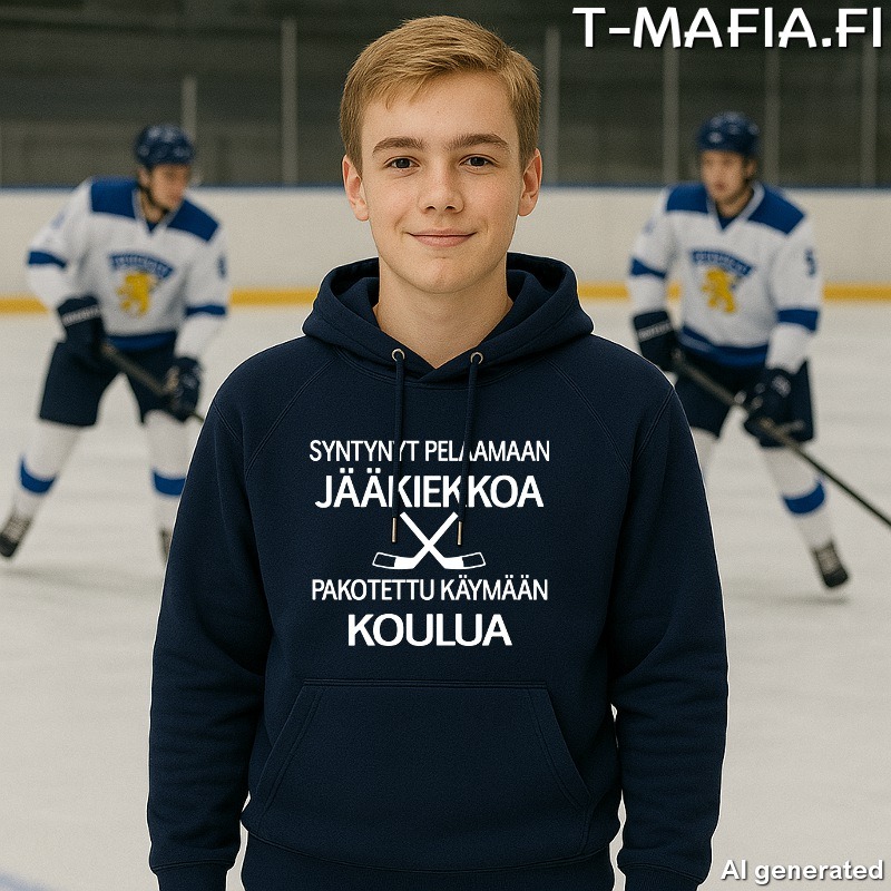Syntynyt pelaamaan jääkiekkoa pakotettu käymään koulua HUPPARI