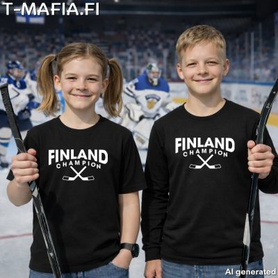 Finland Champion T-paita lapselle