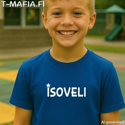 ISOVELI cartoon T-paita lapselle