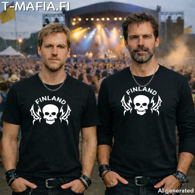 Scary Skull Finland paita