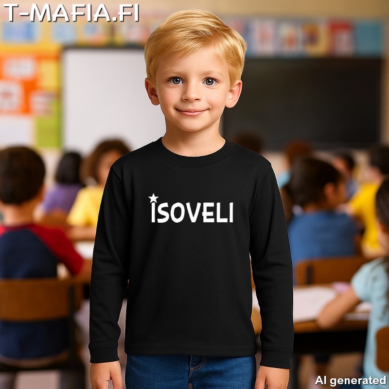 ISOVELI cartoon pitkähihainen paita lapselle