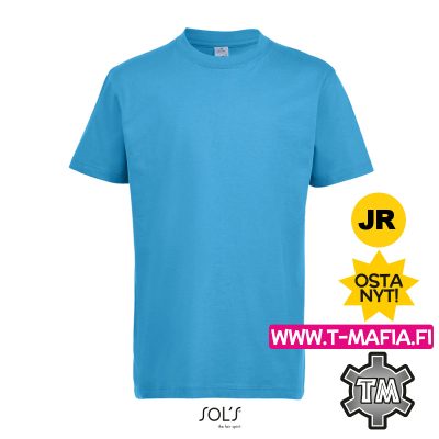 Junior T-Paita Aqua (2-12v)