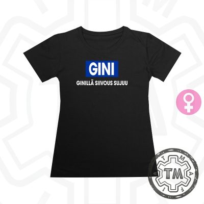 Ginillä siivous sujuu Lady T-paita