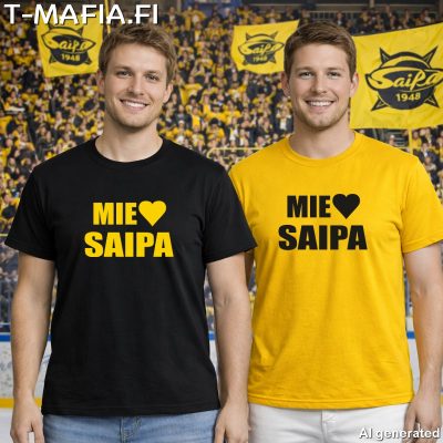 MIE sydän SAIPA Aikuisten T-paita