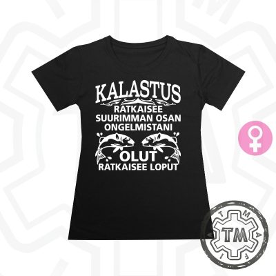Kalastus ratkaisee suurimman osan ongelmistani olut ratkaisee loput (Lady)