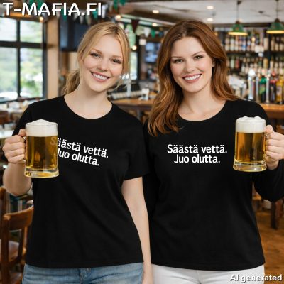 Säästä vettä. Juo olutta (Lady)