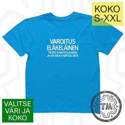 Varoitus Eläkeläinen S-XXL