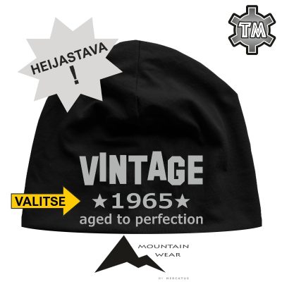 Vintage (oma luku) aged to perfection heijastava pipo