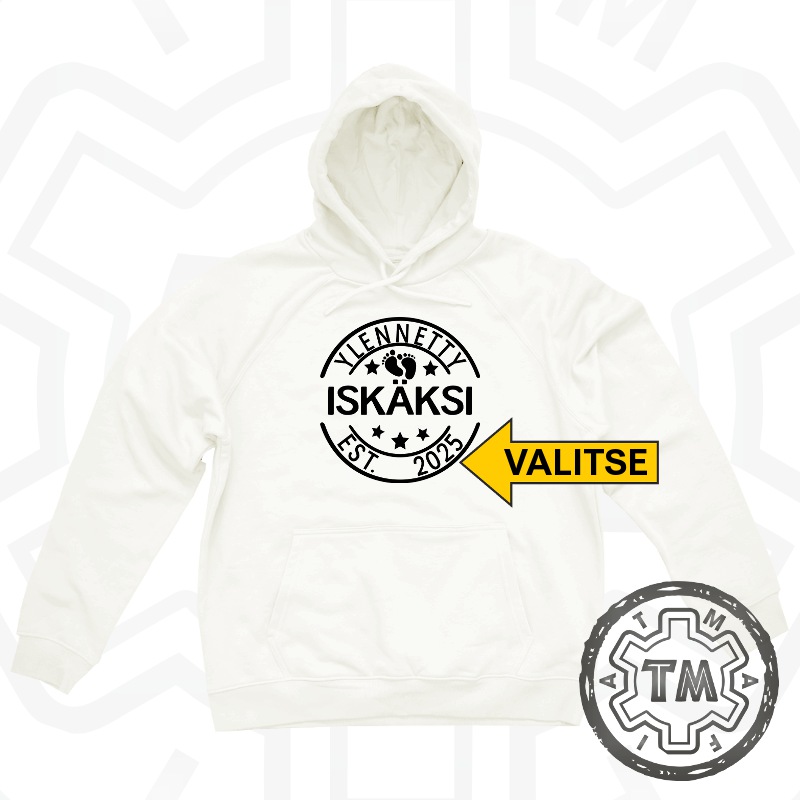 Ylennetty iskäksi (valitse luku) Huppari - Image 2