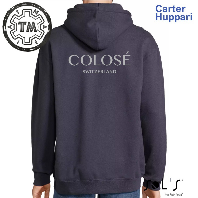 Vetoketjuhuppari Carter Colose-logolla (etu+selkä) - Image 4