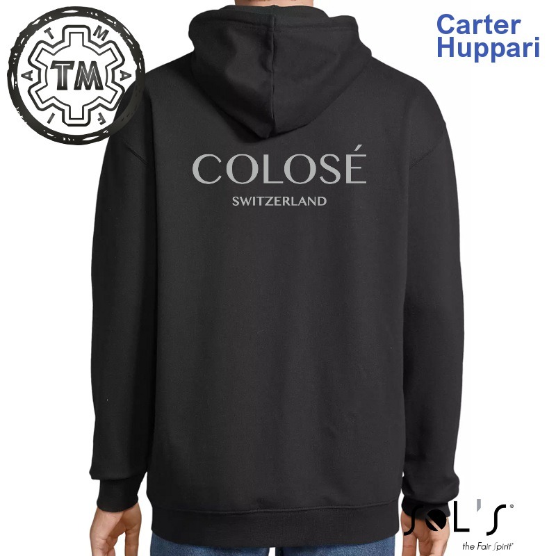 Vetoketjuhuppari Carter Colose-logolla (etu+selkä) - Image 2