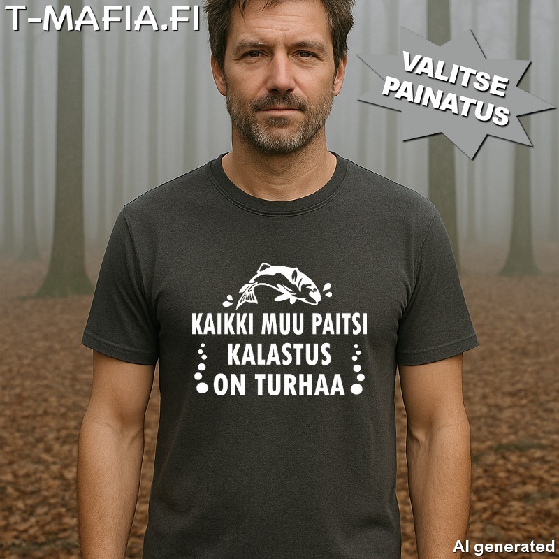 Vuoden Harmain T-Paita S-3XL (valitse painatus)