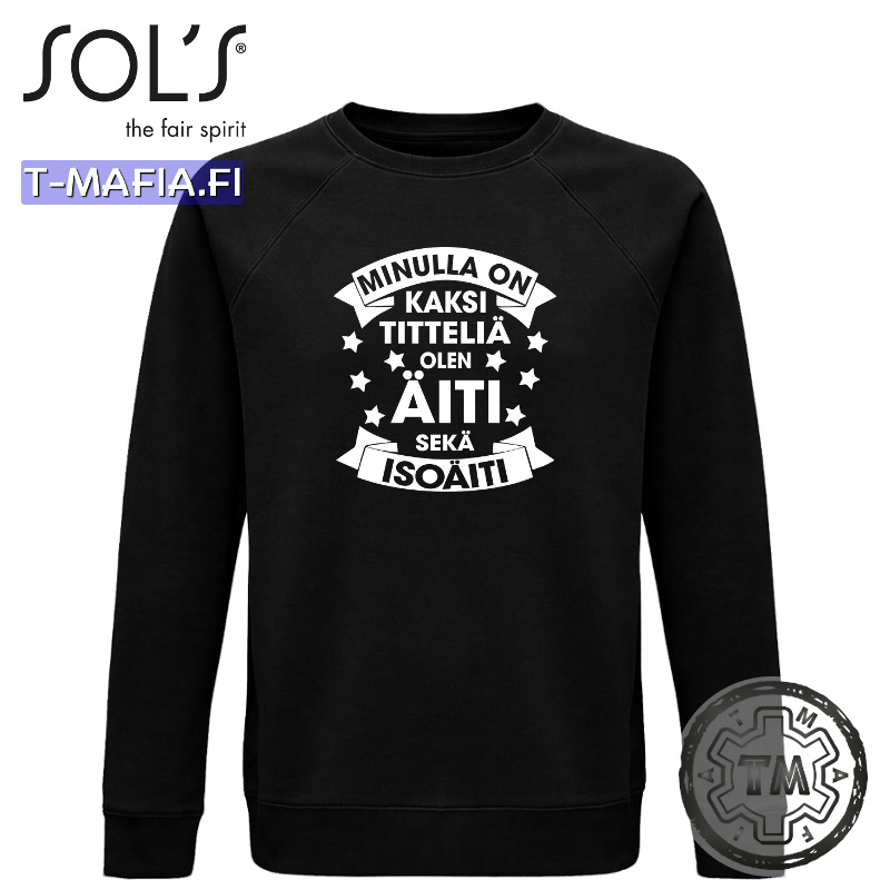 Minulla On Kaksi Titteliä - ÄITI/ISOÄITI HUPPARI/COLLEGE - Image 4